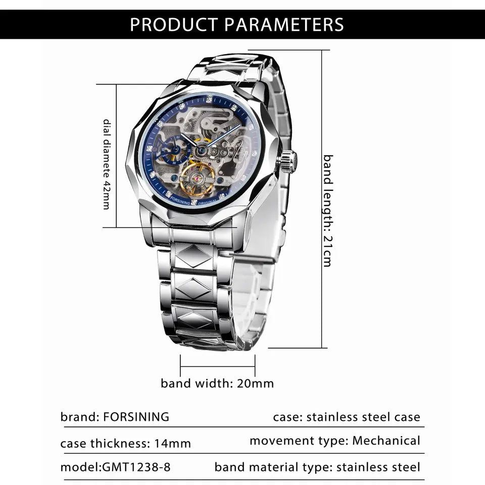 Forsining Mechanical Watch with Box