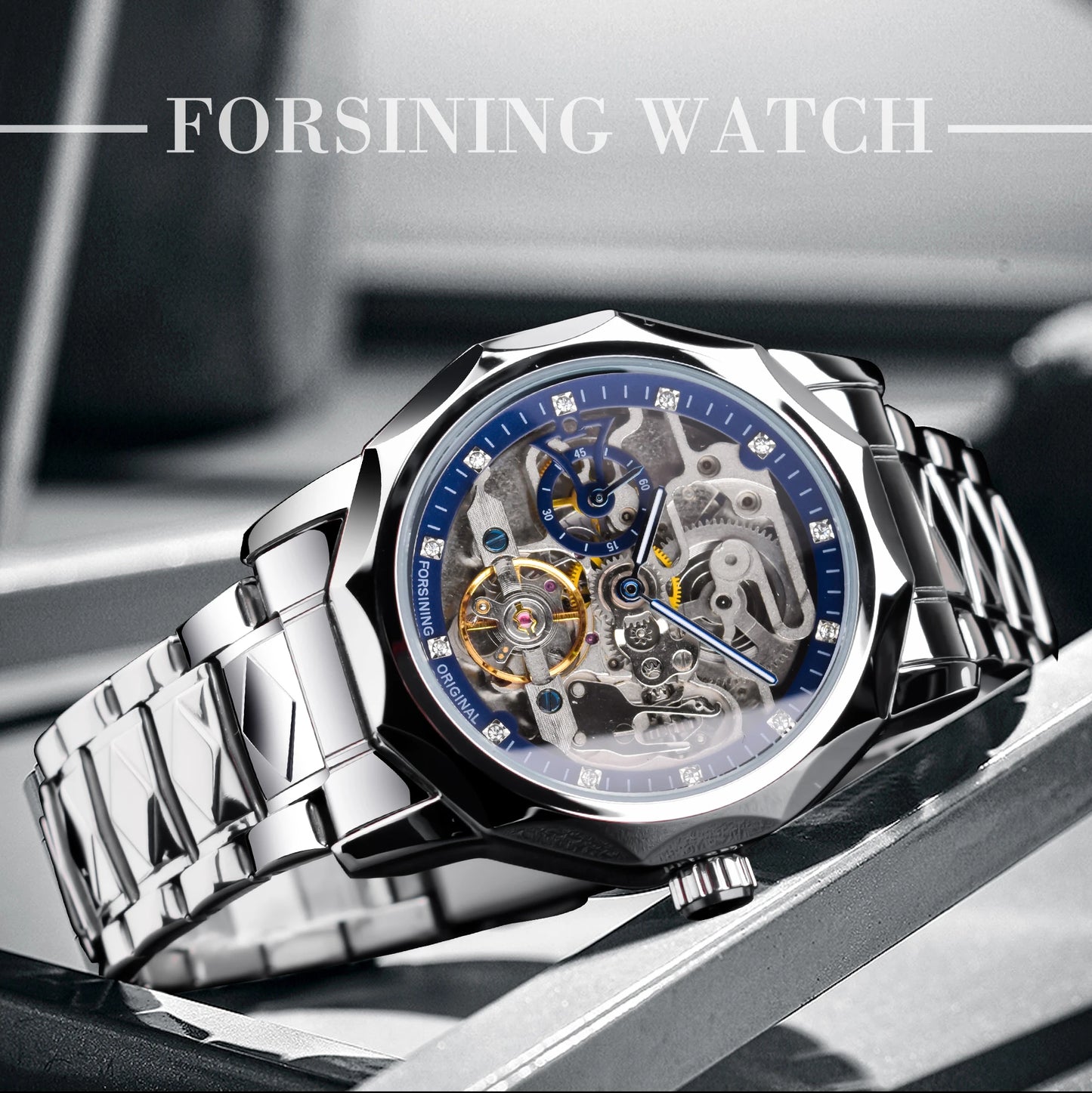 Forsining Mechanical Watch with Box